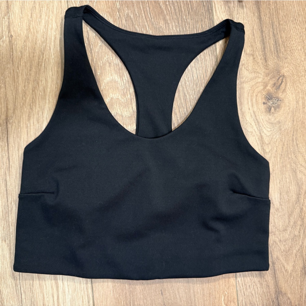 Zella Midnight Black Racerback Sports Bra
